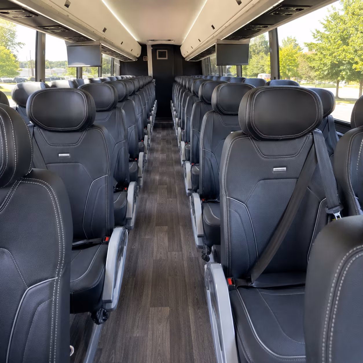 Raleigh Airport Shuttle & Transportation party bus exterior