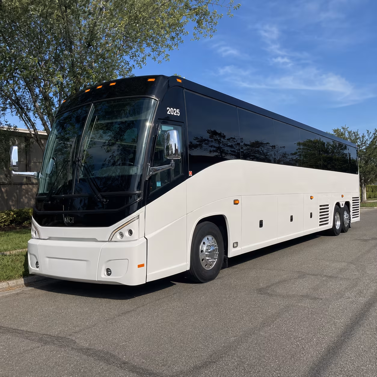 Raleigh Airport Shuttle & Transportation party bus exterior