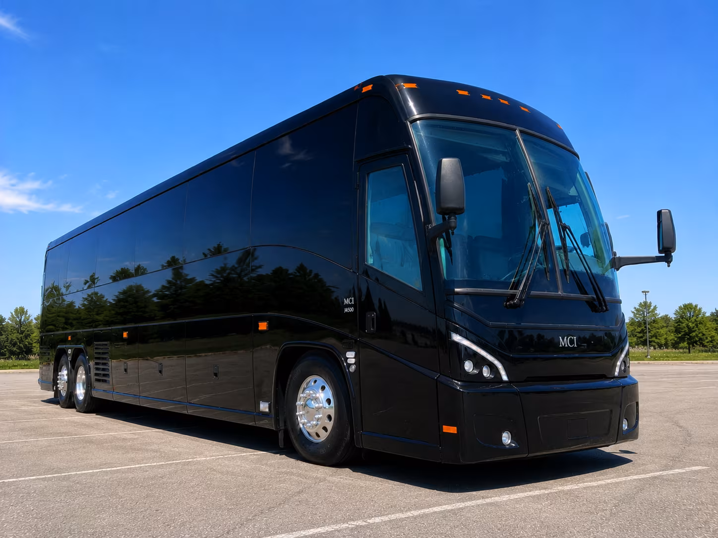 Raleigh Airport Shuttle & Transportation party bus exterior