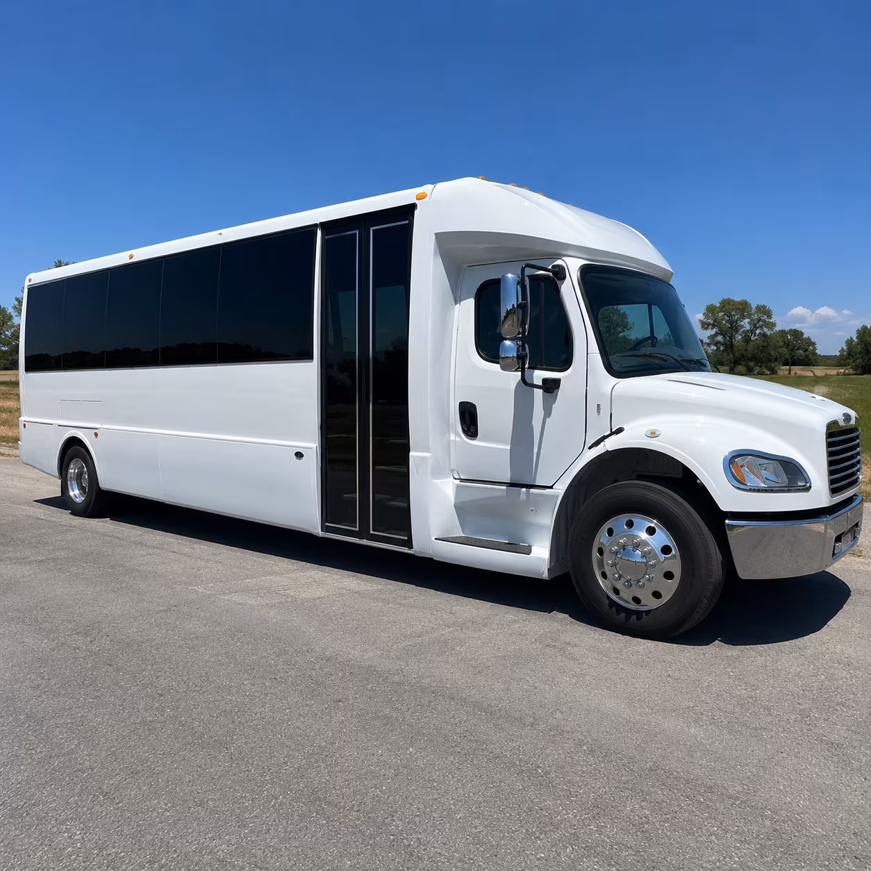 Raleigh Airport Shuttle & Transportation party bus exterior