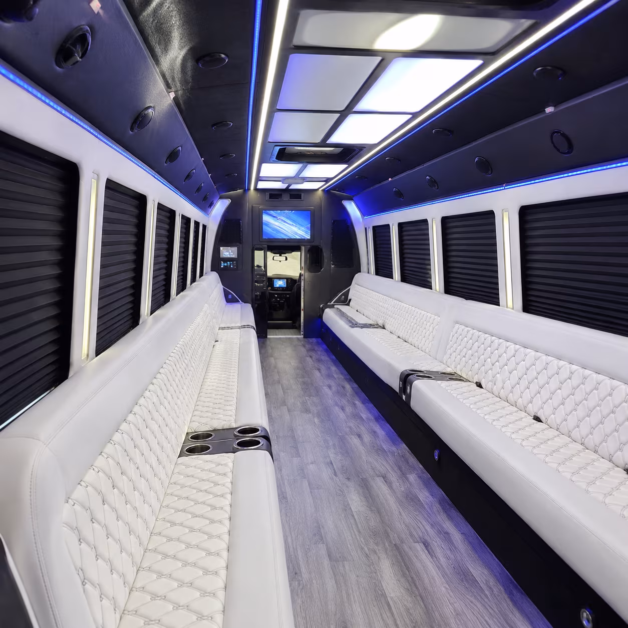 Raleigh Bachelor & Bachelorette Transportation onboard seating