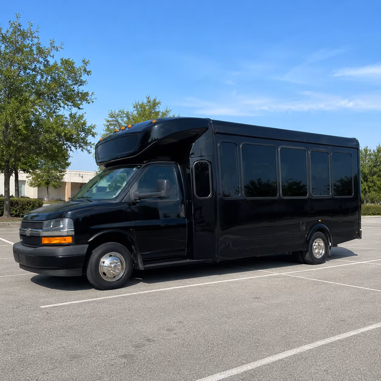 Raleigh Bachelor & Bachelorette Transportation party bus exterior
