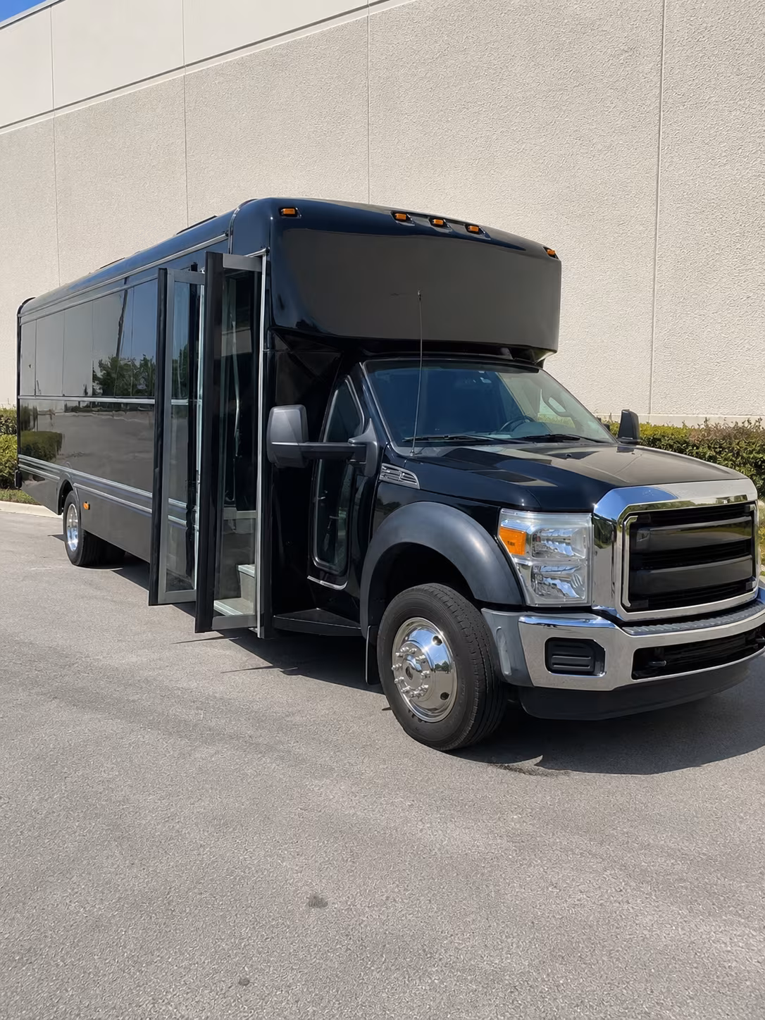 Raleigh Concert & Music Festival Transportation party bus exterior