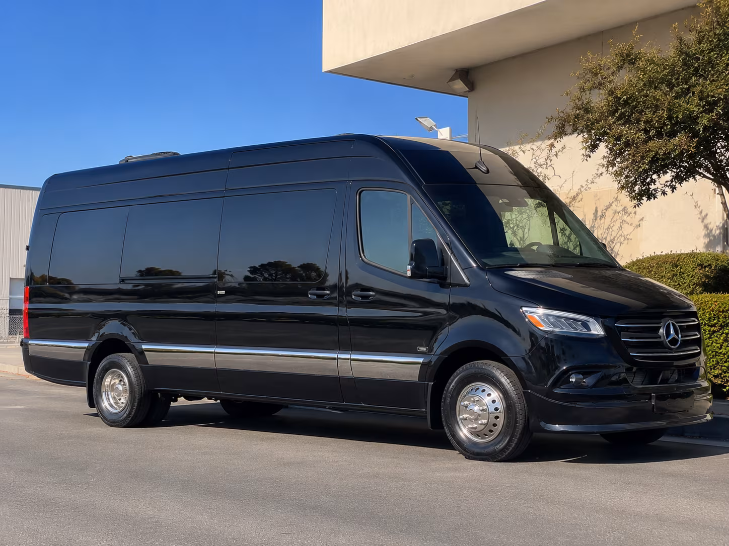 Raleigh Corporate Transportation party bus exterior