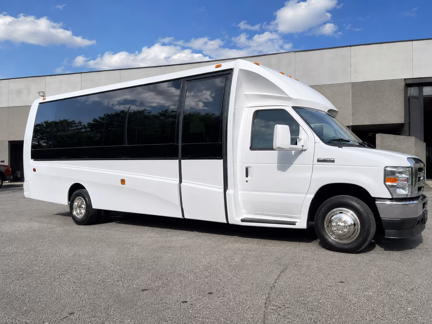 Raleigh Corporate Transportation party bus exterior