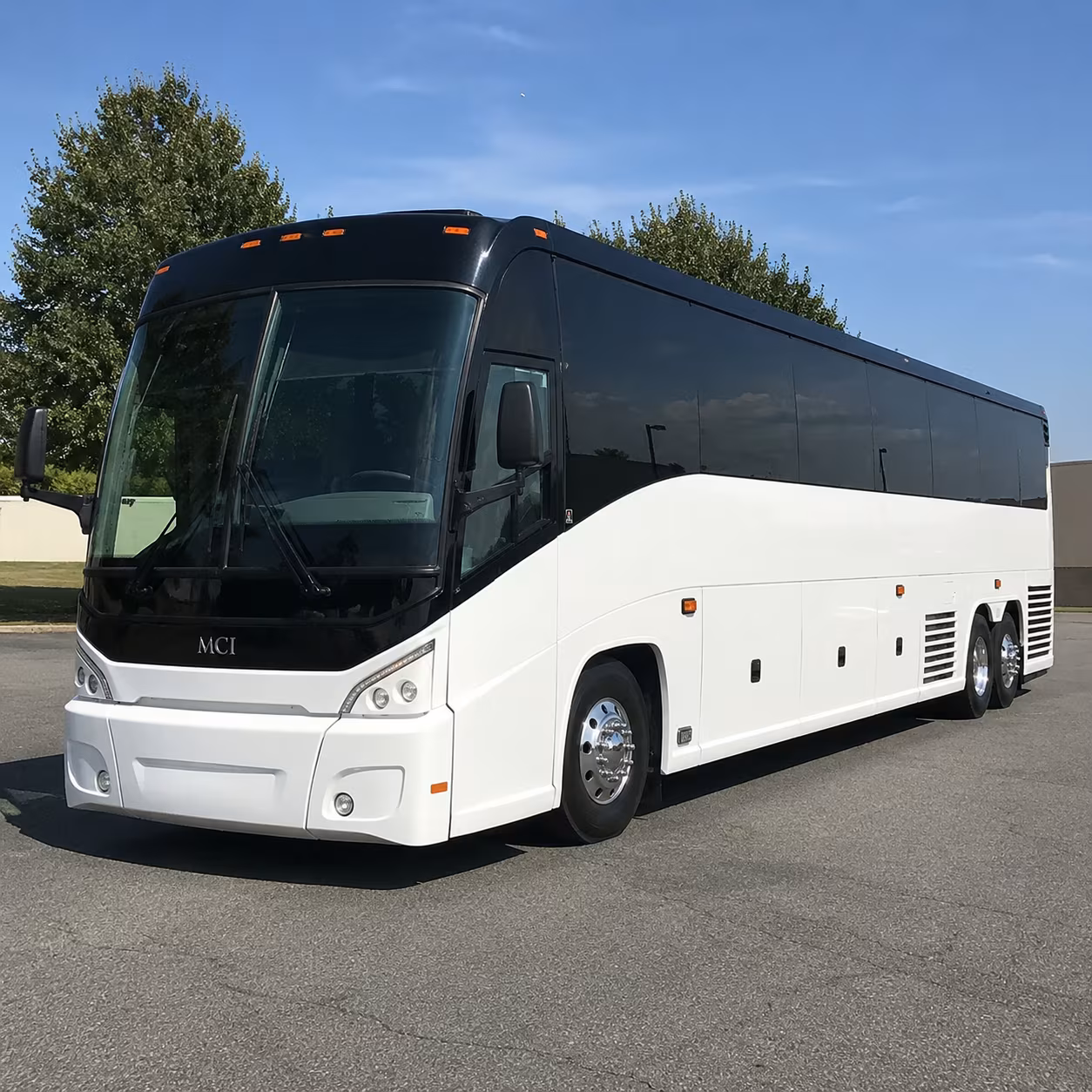 Raleigh Corporate Transportation party bus exterior