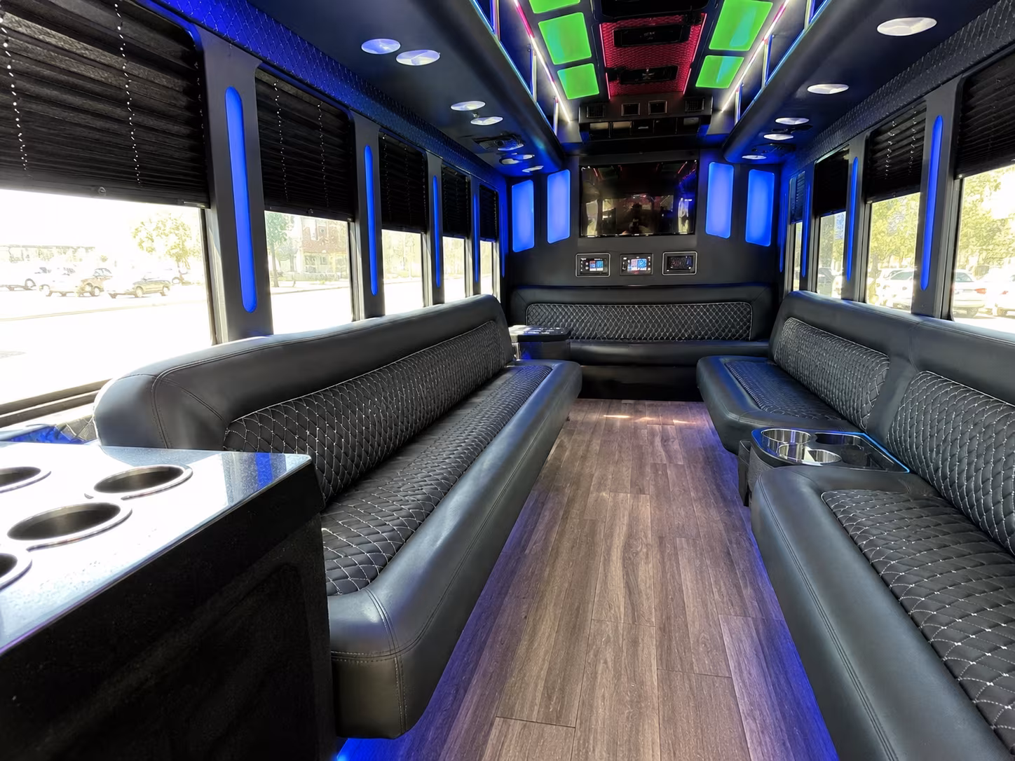 Raleigh Private Event Transportation onboard seating