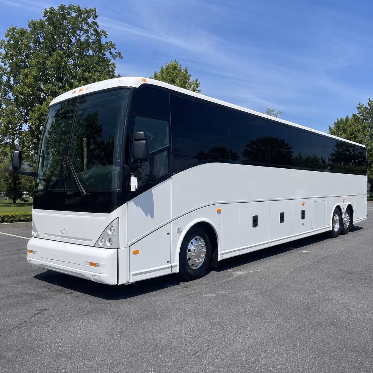 Raleigh School Event Transportation party bus exterior