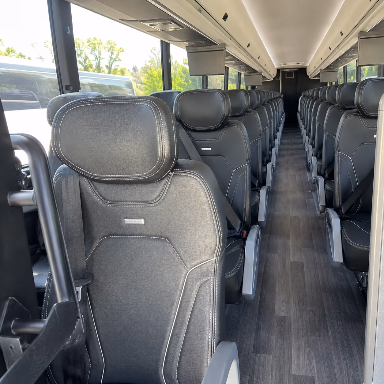 Raleigh School Event Transportation onboard seating