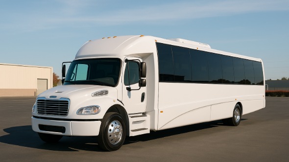 Exterior of Charter Bus Company Raleigh's 30 Passenger Minibus in Raleigh