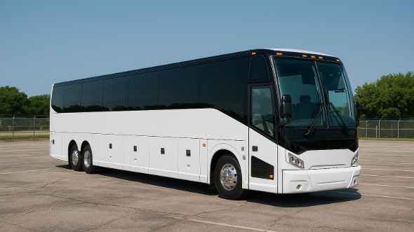 Exterior of Charter Bus Company Greensboro's 40 Passenger Party Bus in Greensboro