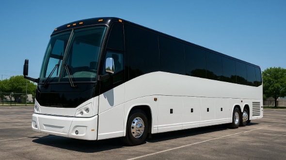 Exterior of Charter Bus Company Greenville's 40 Passenger Party Bus in Greenville