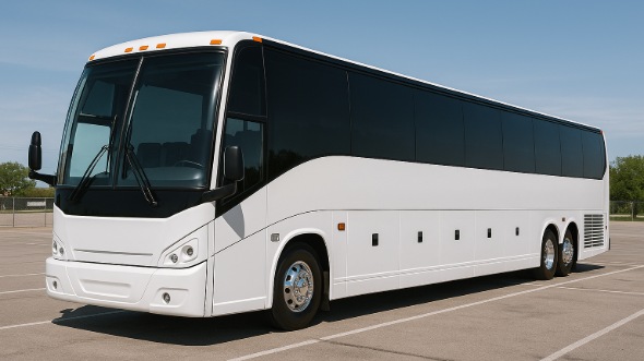 Exterior of Charter Bus Company Raleigh's 48 Passenger Charter Bus in Raleigh